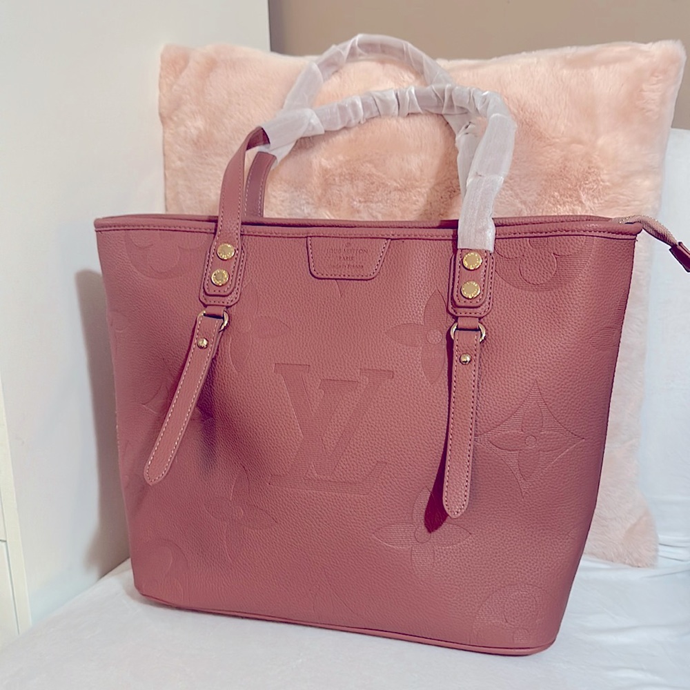 Large pink tote
